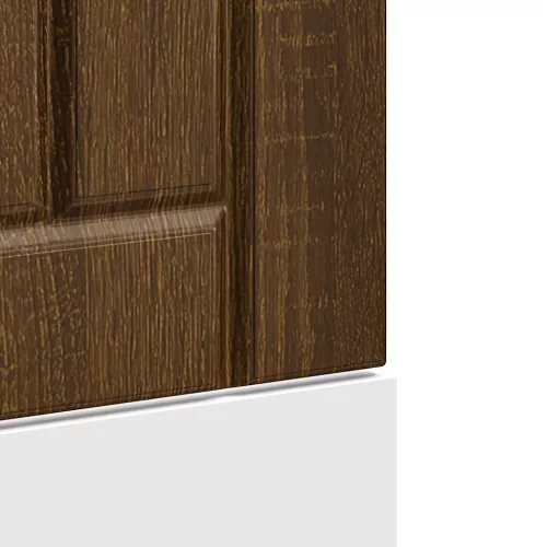  mosogatógép panel Lucca barna tölgyfa színű fából készült műfa