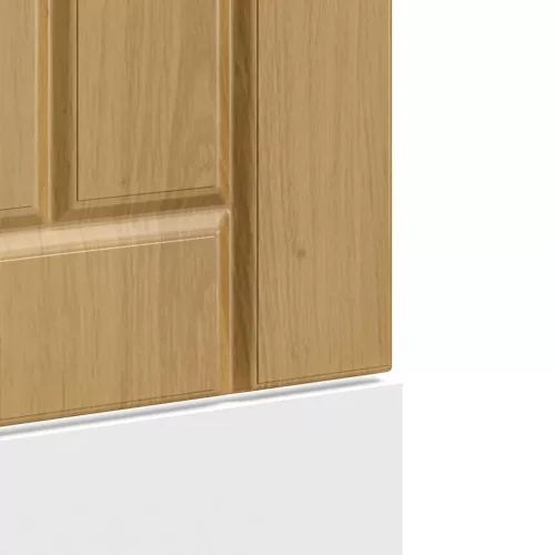  mosogatógép panel Lucca kézműves tölgy színű fából készült műfa