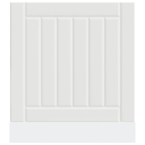  mosogatógép panel Lucca fehér színű fából készült műfa