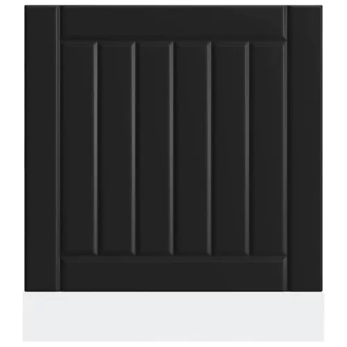  mosogatógép panel Lucca fekete színű fából készült műfa