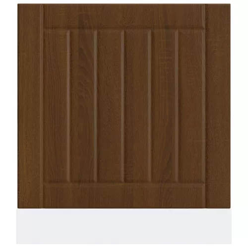  mosogatógép panel Lucca barna tölgyfa színű fából készült műfa