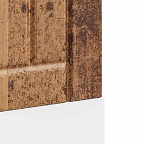  mosogatógép panel Lucca régi fából színű fából készült műfa