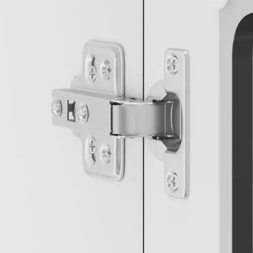  Konyhai fali szekrény üvegajtóval Lucca fekete színű fűrészáru