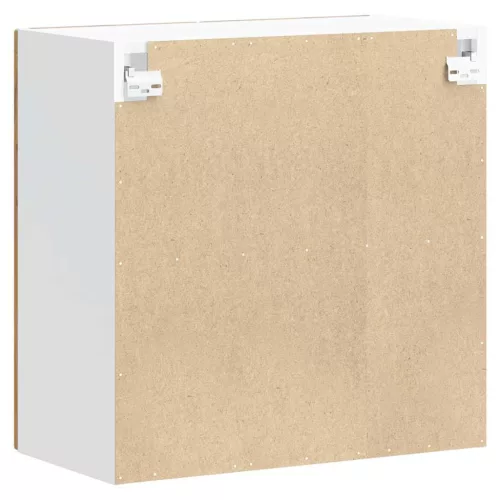  Konyhai fali szekrény üvegajtóval Lucca régi fából