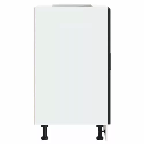  Porto fekete szerelt fa konyhai alapszekrény