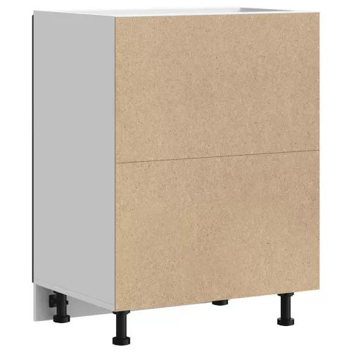  Porto fekete szerelt fa konyhai alapszekrény