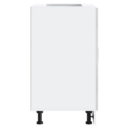  Porto betonszürke szerelt fa konyhai alapszekrény