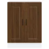  Porto barna tölgy színű szerelt fa konyhai alapszekrény