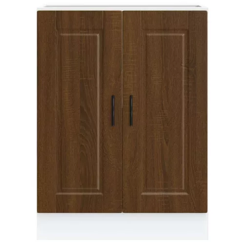  Porto barna tölgy színű szerelt fa konyhai alapszekrény