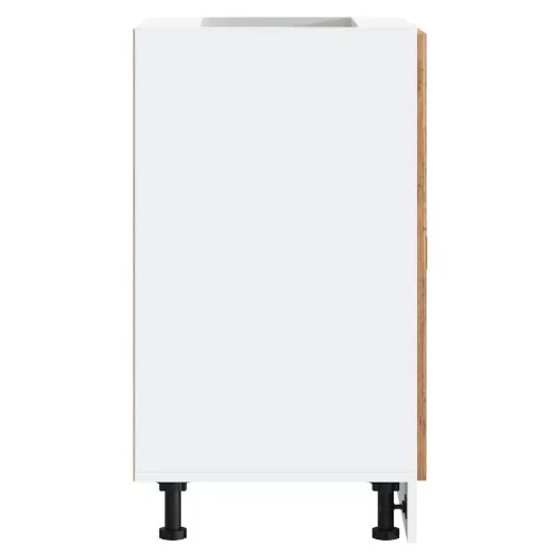  Porto antik fa színű szerelt fa konyhai alapszekrény