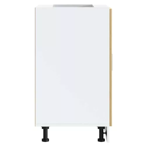  Porto kézműves tölgy színű szerelt fa konyhai alapszekrény