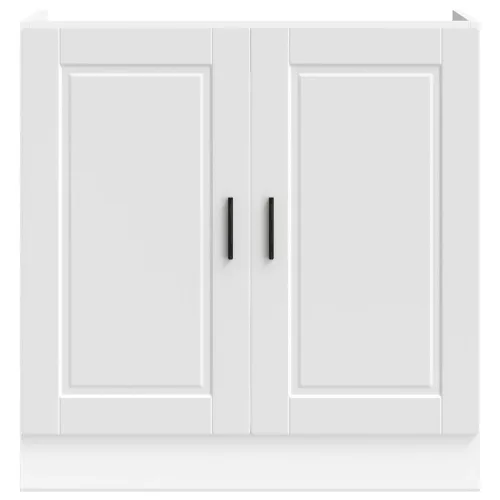  mosdóaljzatos szekrény Porto" Fehér 80x46x81,5 cm Műanyag fa"