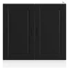  mosdóaljzatos szekrény Porto" Fekete 80x46x81,5 cm Műanyag fa"