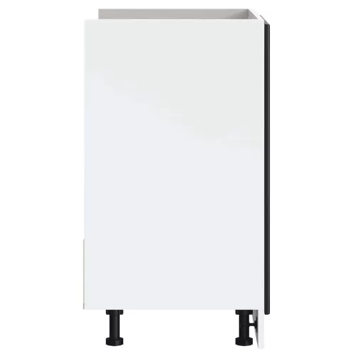  mosdóaljzatos szekrény Porto" Fekete 80x46x81,5 cm Műanyag fa"