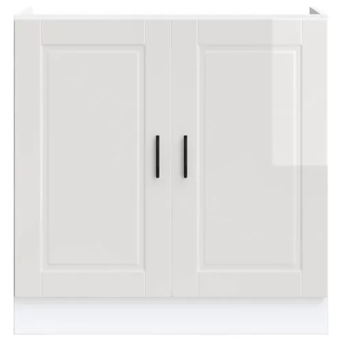  mosdóaljzatos szekrény Porto" Magasfényű fehér Műfa"