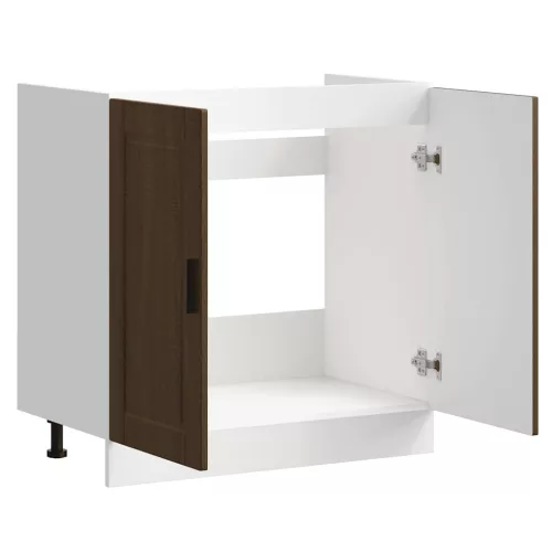  mosdóaljzatos szekrény Porto" Barna tölgy Gépelt fa"