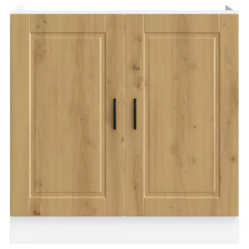  mosdóaljzatos szekrény Porto" kézműves tölgy Gépelt fa"