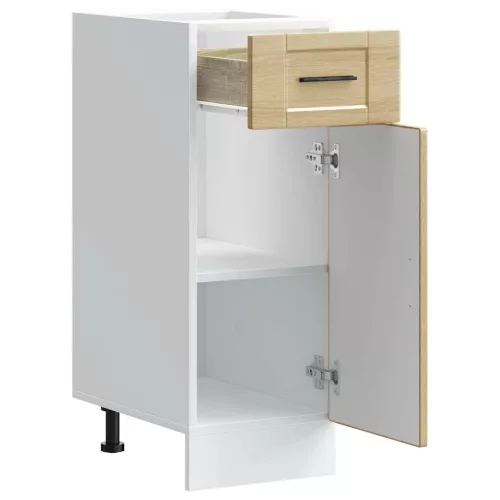  Porto sonoma tölgy színű szerelt fa konyhai alapszekrény