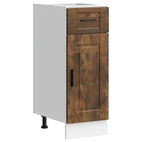  Porto füstös tölgy színű szerelt fa konyhai alapszekrény