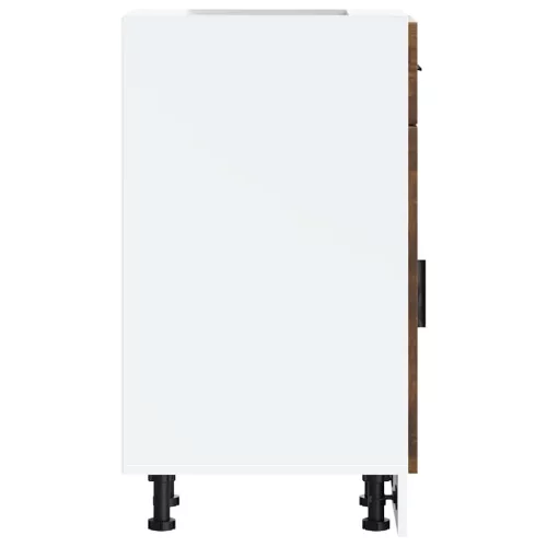  Porto füstös tölgy színű szerelt fa konyhai alapszekrény