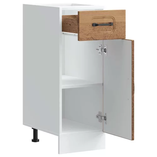  Porto antik fa színű szerelt fa konyhai alapszekrény