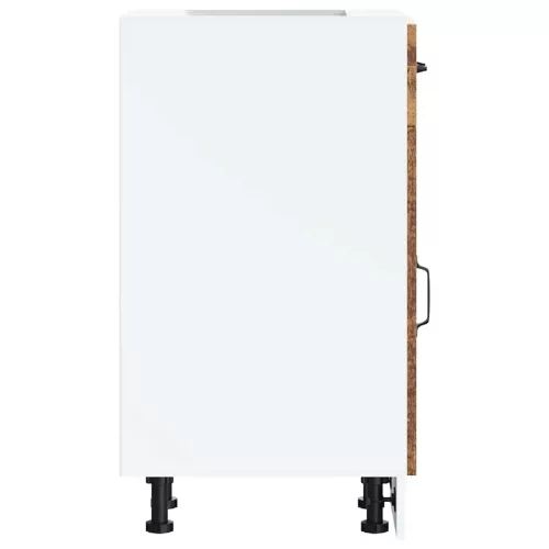  Porto antik fa színű szerelt fa konyhai alapszekrény