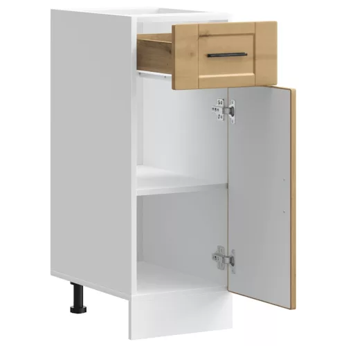  Porto kézműves tölgy színű szerelt fa konyhai alapszekrény