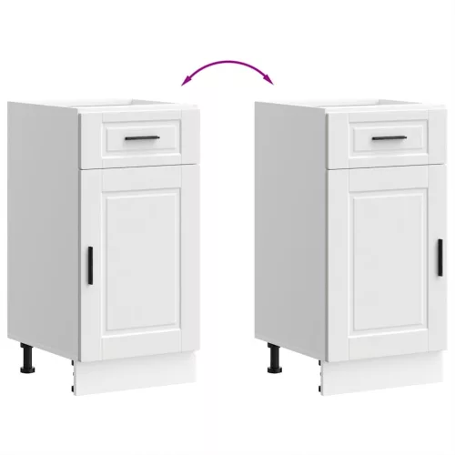  Porto fehér szerelt fa konyhai alapszekrény