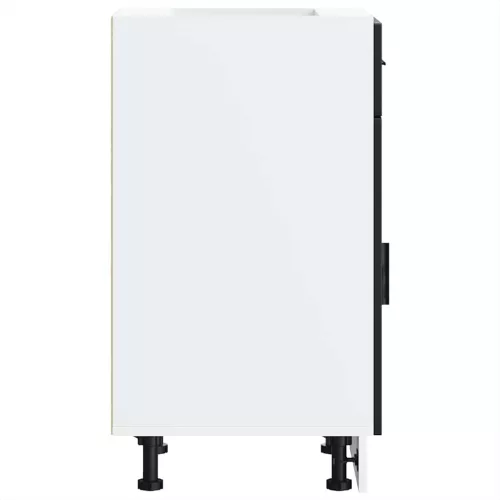  Porto fekete szerelt fa konyhai alapszekrény