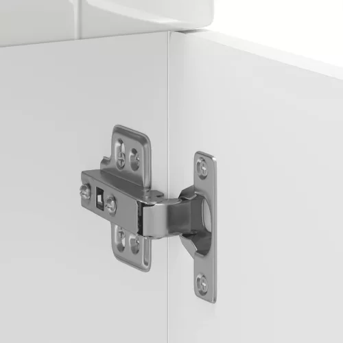  Porto magasfényű fehér szerelt fa konyhai alapszekrény