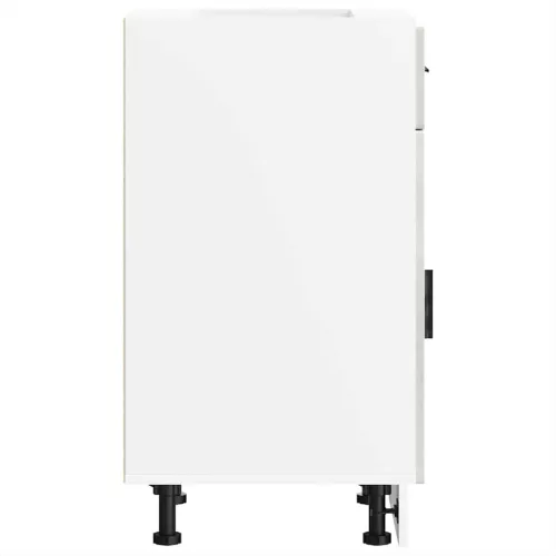  Porto betonszürke szerelt fa konyhai alapszekrény