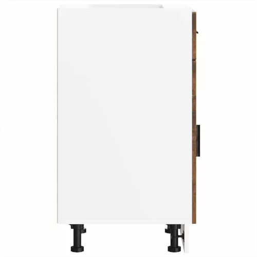  Porto füstös tölgy színű szerelt fa konyhai alapszekrény