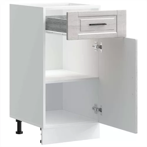  Porto szürke sonoma színű szerelt fa konyhai alapszekrény