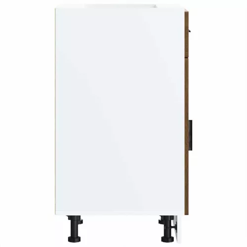  Porto barna tölgy színű szerelt fa konyhai alapszekrény