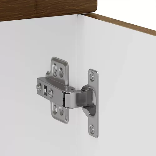  Porto barna tölgy színű szerelt fa konyhai alapszekrény