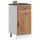  Porto antik fa színű szerelt fa konyhai alapszekrény
