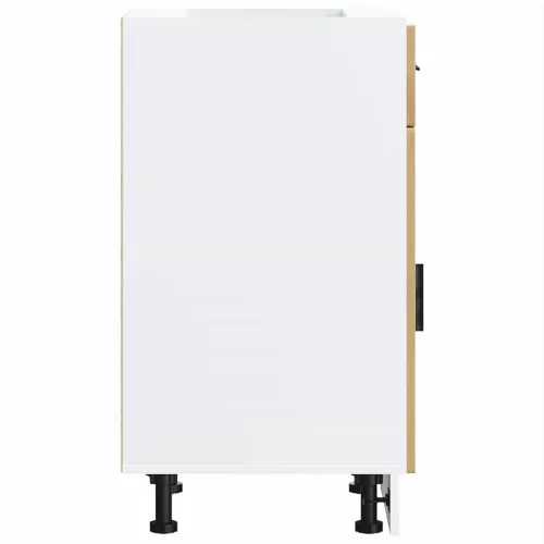  Porto kézműves tölgy színű szerelt fa konyhai alapszekrény