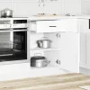  Porto fehér szerelt fa konyhai alapszekrény