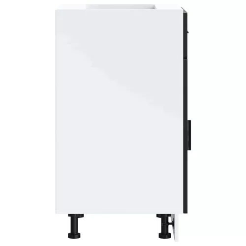  Porto fekete szerelt fa konyhai alapszekrény