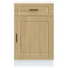  Porto sonoma tölgy színű szerelt fa konyhai alapszekrény