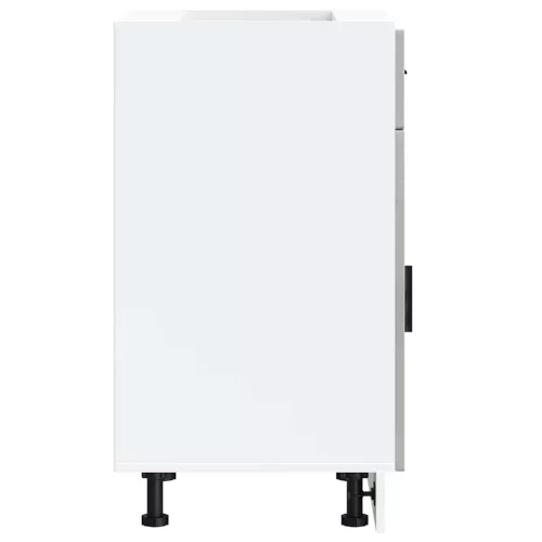  Porto betonszürke szerelt fa konyhai alapszekrény