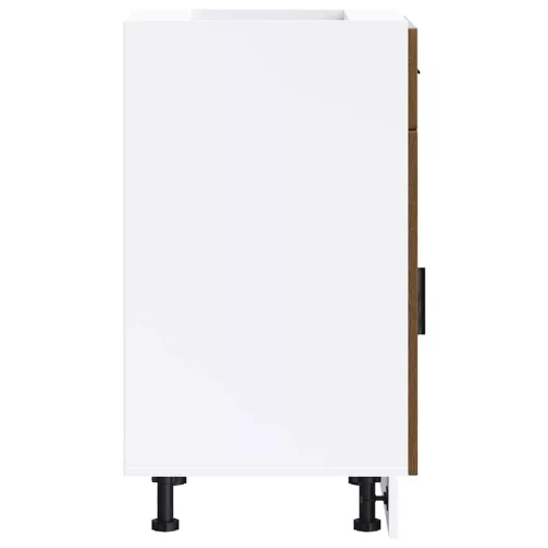  Porto barna tölgy színű szerelt fa konyhai alapszekrény