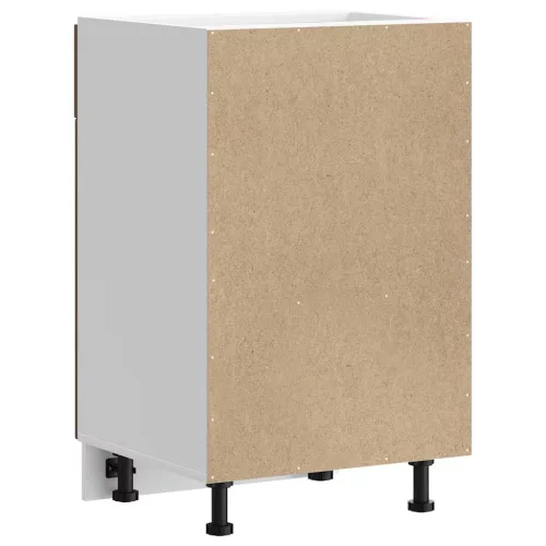  Porto barna tölgy színű szerelt fa konyhai alapszekrény