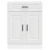  Porto fehér szerelt fa konyhai alapszekrény