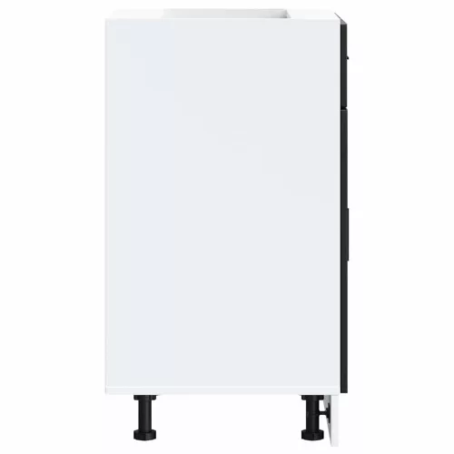  Porto fekete szerelt fa konyhai alapszekrény