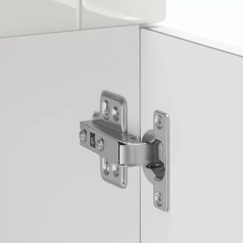  Porto magasfényű fehér szerelt fa konyhai alapszekrény