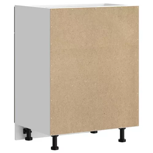  Porto barna tölgy színű szerelt fa konyhai alapszekrény