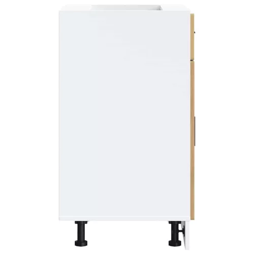  Porto kézműves tölgy színű szerelt fa konyhai alapszekrény