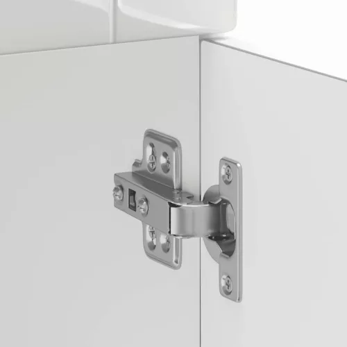  Porto magasfényű fehér szerelt fa konyhai alapszekrény