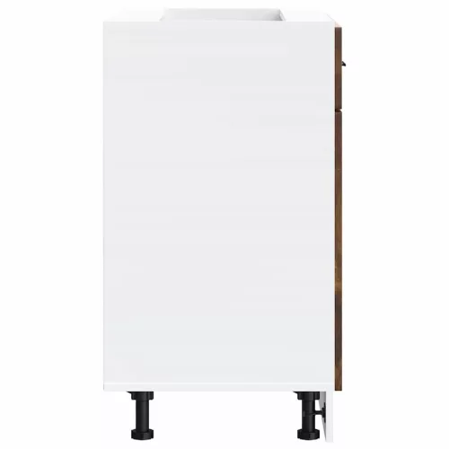  Porto füstös tölgy színű szerelt fa konyhai alapszekrény